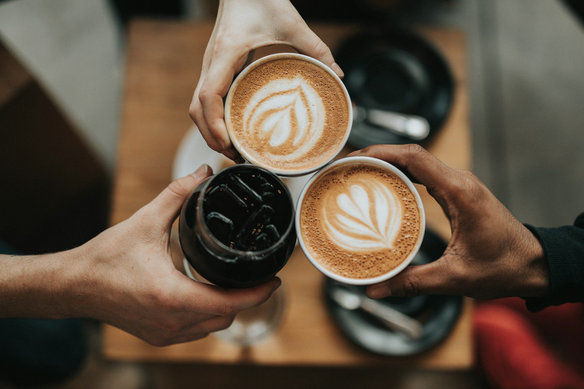 Coffee being poured